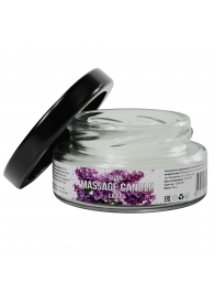 Массажная свеча «Сирень» - 50 мл. - SGAN - купить с доставкой в Кисловодске