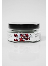 Массажная свеча «Спелая вишня» - 50 мл. - SGAN - купить с доставкой в Кисловодске