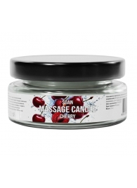 Массажная свеча «Спелая вишня» - 50 мл. - SGAN - купить с доставкой в Кисловодске