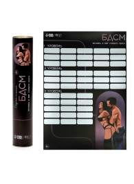 Плакат для двоих со скретч-слоем «БДСМ» - Сима-Ленд - купить с доставкой в Кисловодске