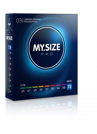 Презервативы MY.SIZE размер 72 - 3 шт. - My.Size - купить с доставкой в Кисловодске