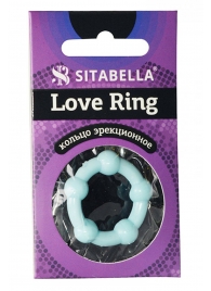 Цветное эрекционное кольцо Love Ring с бусинами - Sitabella - в Кисловодске купить с доставкой