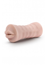 Телесный мастурбатор-ротик Nicole Vibrating Masturbator - Blush Novelties - в Кисловодске купить с доставкой