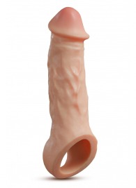 Телесная насадка-удлинитель Intrepid 9.25 Inch Realistic Penis Extender Sleeve - 23,5 см. - Blush Novelties - в Кисловодске купить с доставкой