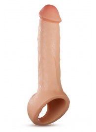 Телесная насадка-удлинитель Thrive 8.75 Inch Realistic Penis Extender Sleeve - 22,2 см. - Blush Novelties - в Кисловодске купить с доставкой