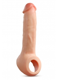 Телесная насадка-удлинитель Thrive 8.75 Inch Realistic Penis Extender Sleeve - 22,2 см. - Blush Novelties - в Кисловодске купить с доставкой