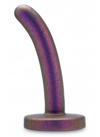 Фиолетовая насадка с гладкой поверхностью Surrender 4.75 Inch Beginner Pegging Dildo - 12 см. - Blush Novelties - купить с доставкой в Кисловодске