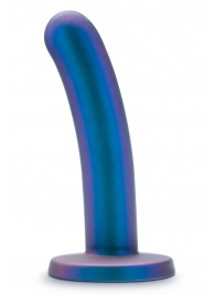 Синяя насадка с гладкой поверхностью Surrender 5.75 Inch Intermediate Pegging Dildo - 14,6 см. - Blush Novelties - купить с доставкой в Кисловодске