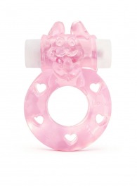 Розовое эрекционное виброкольцо в форме зайчика - 1137 - в Кисловодске купить с доставкой