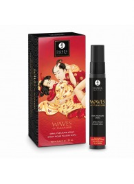 Оральный спрей Waves of Pleasure с ароматом клубники и шампанского - 20 мл. - Shunga - купить с доставкой в Кисловодске