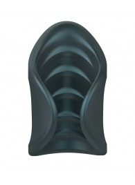 Серый сквозной мастурбатор с вибрацией Manwan Starter - Manwan - в Кисловодске купить с доставкой