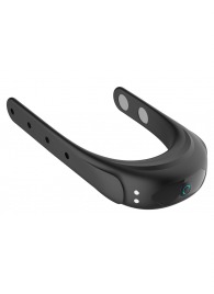 Черное эрекционное виброкольцо на ремешках - Boys of Toys - в Кисловодске купить с доставкой