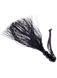 Черная силиконовая плетка - 25,4 см. - Boys of Toys - купить с доставкой в Кисловодске