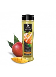 Массажное масло для тела Luscious Mango с ароматом манго - 240 мл. - Shunga - купить с доставкой в Кисловодске