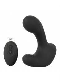 Черная анальная вибропробка с функцией расширения RC Butt Plug with 3 functions - Orion - в Кисловодске купить с доставкой