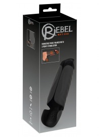 Черный вибромастурбатор с трехточечной стимуляцией Penis Trainer with 3 Point Stimulation - Orion - в Кисловодске купить с доставкой