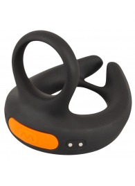 Черный вибростимулятор мошонки RC Scrotum Stimulator with Vibration - Orion - в Кисловодске купить с доставкой