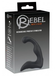 Черный перезаряжаемый стимулятор простаты с вибрацией - 14,6 см. - Orion - в Кисловодске купить с доставкой