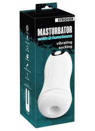Белый мастурбатор Masturbator with 2 functions - Orion - в Кисловодске купить с доставкой