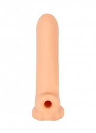 Телесный фаллоудлинитель Titan - 16,5 см. - Lola Games - в Кисловодске купить с доставкой
