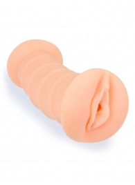 Телесный двусторонний мастурбатор с вибропулей и эрекционными кольцами в комплекте - Sexy Girl - в Кисловодске купить с доставкой