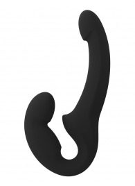 Черный безремневой страпон Share Lite - Fun Factory - купить с доставкой в Кисловодске