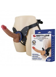 Поясной страпон Wells: трусики в форме бабочки и фаллоимитатор-насадка - Baile - купить с доставкой в Кисловодске