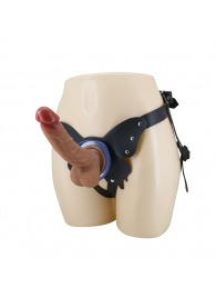 Поясной страпон Wells: трусики в форме бабочки и фаллоимитатор-насадка - Baile - купить с доставкой в Кисловодске