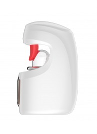 Белый мастурбатор с язычком и возвратно-поступательными движениями - Secwell - в Кисловодске купить с доставкой