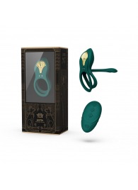 Зеленое эрекционное виброкольцо Bayek с пультом ДУ - Zalo - в Кисловодске купить с доставкой