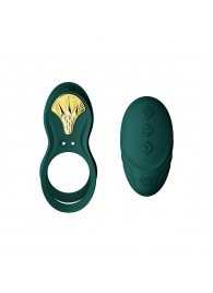 Зеленое эрекционное виброкольцо Bayek с пультом ДУ - Zalo - в Кисловодске купить с доставкой