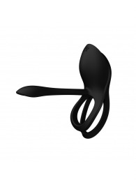 Черное эрекционное виброкольцо Bayek с пультом ДУ - Zalo - в Кисловодске купить с доставкой