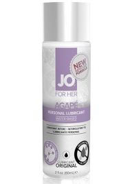 Лубрикант на водной основе для женщин JO AGAPE LUBRICANT ORIGINAL - 60 мл. - System JO - купить с доставкой в Кисловодске