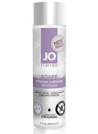 Женский лубрикант на водной основе JO AGAPE LUBRICANT ORIGINAL - 120 мл. - System JO - купить с доставкой в Кисловодске