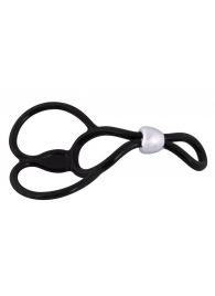 Лассо с подхватом мошонки Triple Ball-und Cockring - Orion - в Кисловодске купить с доставкой