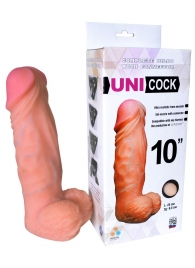 Фаллическая насадка Харнесс UNICOCK 10  - 25 см. - LOVETOY (А-Полимер) - купить с доставкой в Кисловодске