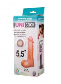 Фаллическая насадка Харнесс UNICOCK 5,5  - 17 см. - LOVETOY (А-Полимер) - купить с доставкой в Кисловодске