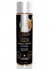 Лубрикант с ароматом крем-брюле JO GELATO CREME BRULEE - 120 мл. - System JO - купить с доставкой в Кисловодске