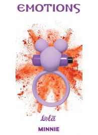 Сиреневое эрекционное виброколечко Emotions Minnie - Lola Games - в Кисловодске купить с доставкой