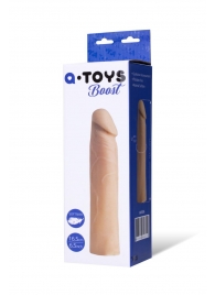 Реалистичная насадка с ярко выраженной головкой - 16,5 см. - A-toys - в Кисловодске купить с доставкой