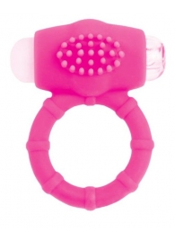 Розовое эрекционное виброкольцо A-toys - A-toys - в Кисловодске купить с доставкой