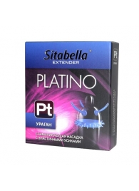 Стимулирующая насадка с усиками и шипиками Platino  Ураган - Sitabella - купить с доставкой в Кисловодске