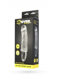 Прозрачная насадка с петлёй для фиксации - 14 см. - ToyFa - в Кисловодске купить с доставкой