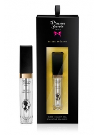 Стимулирующий блеск для губ Baiser Brulant Gloss Plaisirs Secrets - 7 мл. - Plaisir Secret - купить с доставкой в Кисловодске