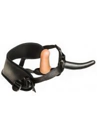 Женский страпон с вагинальной пробкой Woman Strap - 12 см. - LOVETOY (А-Полимер) - купить с доставкой в Кисловодске