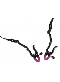 Трусики с зажимами для половых губ и бусинками для массажа промежности - Orion - купить с доставкой в Кисловодске