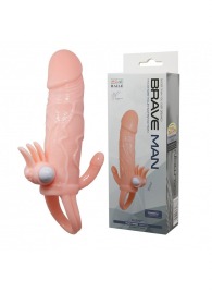 Удлиняющая насадка с вибрацией и маленьким отростком для массажа преданусной зоны - Baile - в Кисловодске купить с доставкой