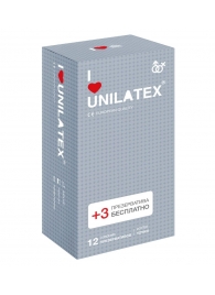 Презервативы с точками Unilatex Dotted - 12 шт. + 3 шт. в подарок - Unilatex - купить с доставкой в Кисловодске