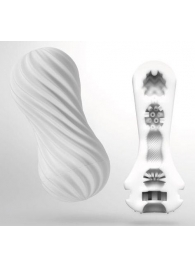 Мастурбатор FLEX Silky White с мягким рельефом - Tenga - в Кисловодске купить с доставкой