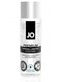Охлаждающий лубрикант на силиконовой основе JO Personal Premium Lubricant Cooling - 60 мл. - System JO - купить с доставкой в Кисловодске